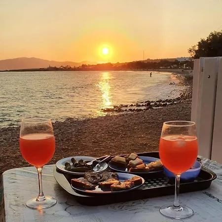 Right On The Beach- Beachfront-Best Unit -Paros Aliki  Exterior photo